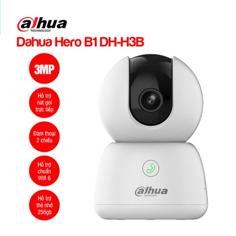 Camera Wifi trong nhà Dahua Hero B1 DH-H3B, 3MP, nút gọi vật lý trên thân