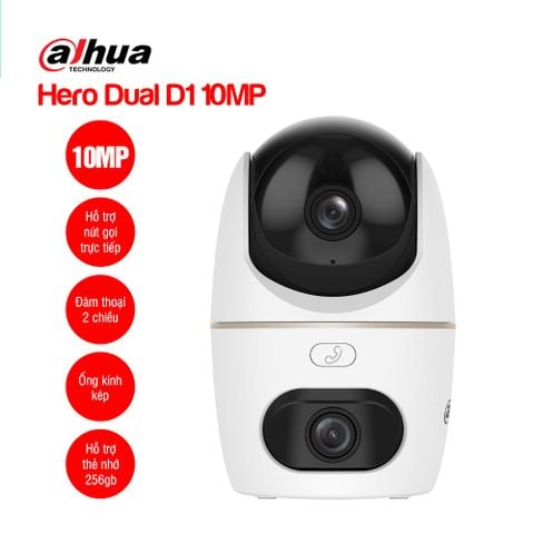 Camera Wifi trong nhà DAHUA Hero Dual D1 DH-H5D-5F, 10MP