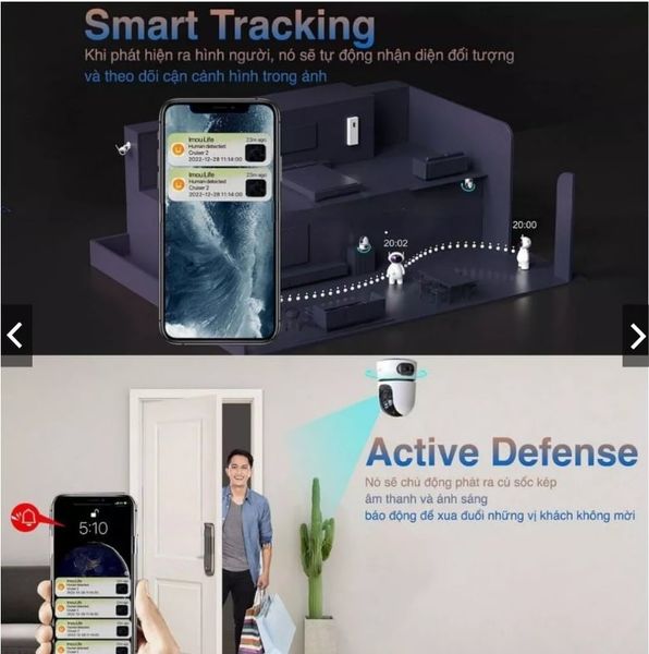 Camera trong nhà AI Imou Ranger Dual 10MP IPC-S2XEP-10M0WED, 2 mắt kính, 10Mp