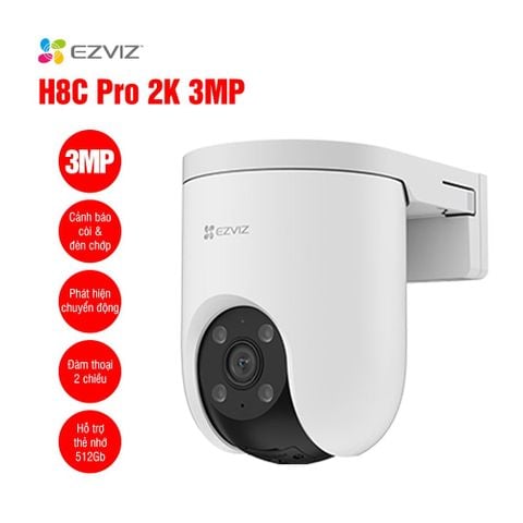 Camera Wifi quay quét ngoài trời EZVIZ H8C PRO 3MP, 2K