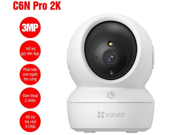 Camera Wifi trong nhà EZVIZ C6N PRO 3MP, 2K