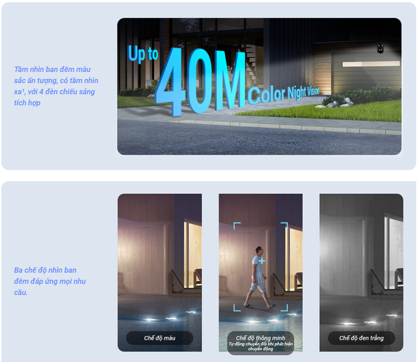 Camera Giám Sát Công Trình EZVIZ H9c Dual 4G 3K, Hỗ Trợ Wifi 6 Có Màu Ban Đêm