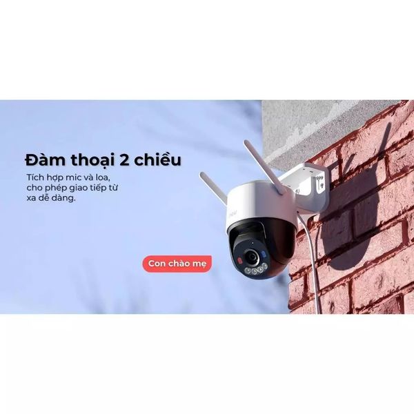 Camera AI Ngoài trời dùng sim 4G IMOU Cruiser IPC-K7FP-3H0TE, 3MP, cổng Lan