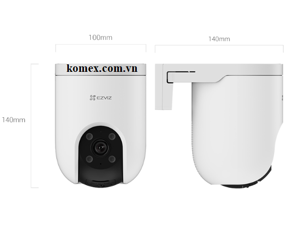 Camera Wi-Fi quay quét EZVIZ H8c Pro 4K siêu nét theo dõi thông minh