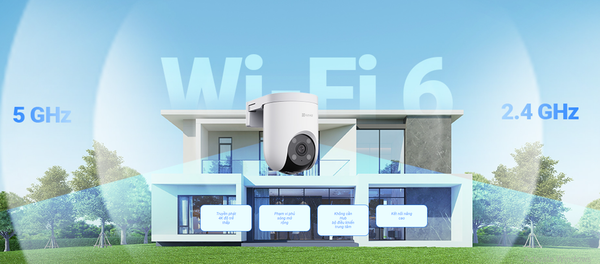 Camera Wi-Fi quay quét EZVIZ H8c Pro 4K siêu nét theo dõi thông minh