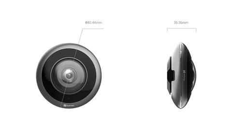 camera Wifi AI Mắt cá toàn cảnh panorama 360 độ EZVIZ CS-E4P, 3K
