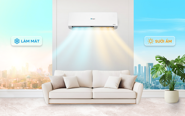 Máy Lạnh Casper QH-18IU36A 18000BTU-2 HP 2 Chiều Chính Hãng Thái Lan