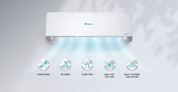Máy Lạnh Casper QH-18IU36A 18000BTU-2 HP 2 Chiều Chính Hãng Thái Lan