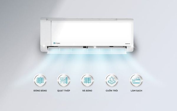 Điều hòa treo tường Inverter giá rẻ Casper EC-12IU36, 1 chiều 1.5HP (12000 BTU)
