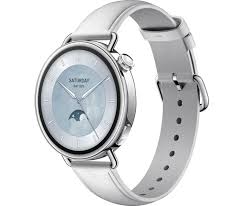 Đồng Hồ Thông Minh Xiaomi Watch S4 41mm Dây Da Trắng AMOLED Định vị GNSS đa hệ, theo dõi luyện tập chính xác