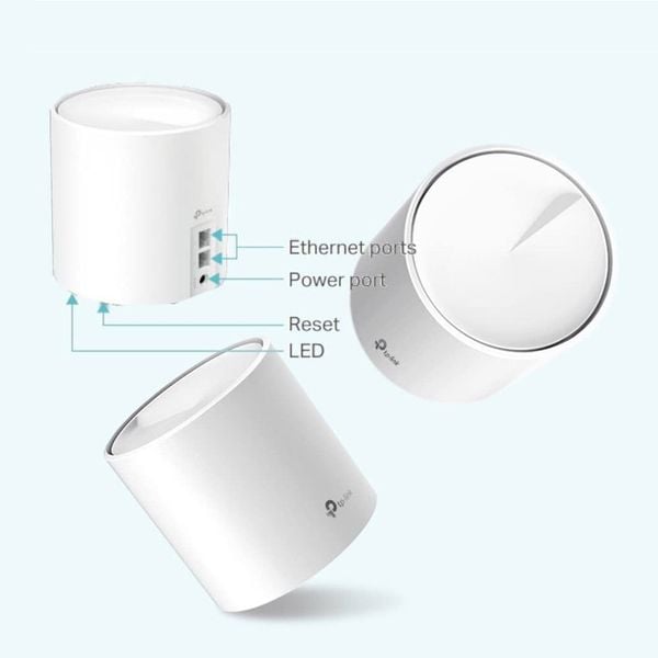 Hệ Thống Mesh Wi-Fi6 AX1800 Cho Gia Đình Tp-Link Deco X20 (1-pack), X20 (2-pack), X20 (3-pack)