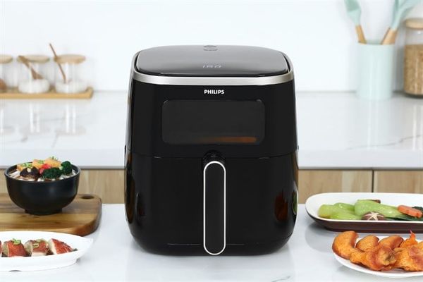 Nồi chiên không dầu điện tử PHILIPS HD9257/80, dung tích 5.6 lít