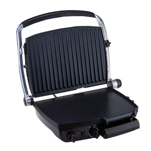 Máy kẹp nướng bánh mì Tiross TS9652 có hẹn giờ, Công suất 2000W