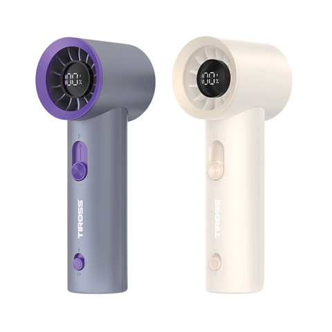 Quạt Tích Điện Cầm Tay Tiross TS3426 5W, Pin 2000mAh, 100 Cấp Độ Gió Phù Hợp Nhiều Nhu Cầu Khác Nhau