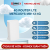 Router WiFi 4G LTE 300Mbps Mercusys MB112-4G Chuẩn N, tối đa 32 thiết bị WiFi cùng lúc