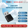 USB Adapter WiFi MERCUSYS MA20NB, MA20N AC650, tích hợp Bluetooth 5.0, Windows tự nhận driver