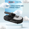 Kẹp nướng bánh mì đôi Waffe Tiross TS9671 1400W Hai núm vặn độc lập