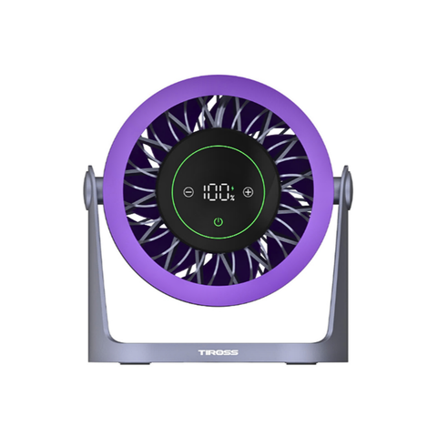 Quạt Sạc Tích Điện Tiross TS3420 Pin 5000mAh 6 Chế Độ Gió, 100 Tốc Độ Gió Linh Hoạt