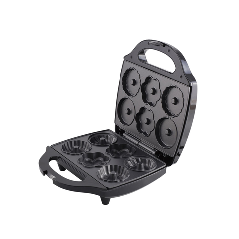 Kẹp nướng bánh Snack hình hoa Tiross TS9673 900W Khay 6 Khuôn Chống Dính