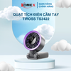 Quạt Tích Điện Cầm Tay Tiross TS3422 5W, Pin 3600mAh, 100 Cấp Độ Gió Phù Hợp Di Chuyển Ngoài Trời