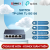 Switch Gigabit 5 Cổng TP-Link TL-SG105 – Vỏ Thép Tối ưu điện năng dựa trên chiều dài cáp mạng