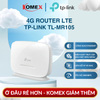 Router Wi-Fi 4G LTE TP-Link TL-MR105 Chuẩn N 300Mbps, Tương thích SIM tại hơn 100 quốc gia