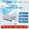 Switch chia tín hiệu để bàn TP-Link TL-SF1005D 5 Cổng 10/100Mbps, Back Pressure ở chế độ Half Duplex giúp hạn chế nghẽn mạng