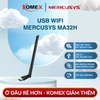 USB Adapter WiFi MercusysMA30H AC1300 phù hợp cho máy tính bàn, phòng lớn hoặc nhiều vật cản