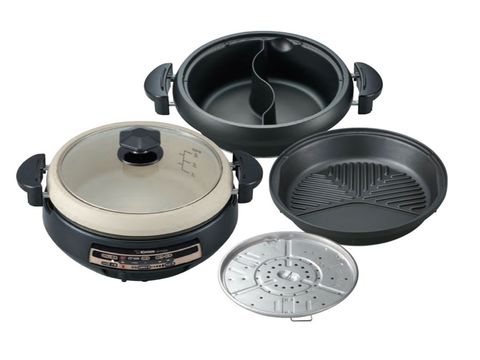 Nồi lẩu nướng đa năng cao cấp thương hiệu Nhật Bản Zojirushi EP-PVQ30-BA, dung tích 3 lít