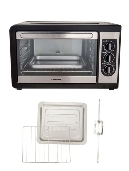Lò Nướng Tiross 36 Lít TS9609 2000W Đối Lưu, Cửa Kính 2 Lớp