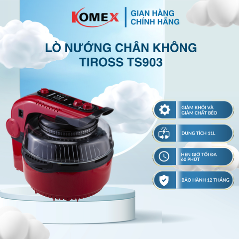 Lò nướng chân không Tiross TS903, Công suất 1400W