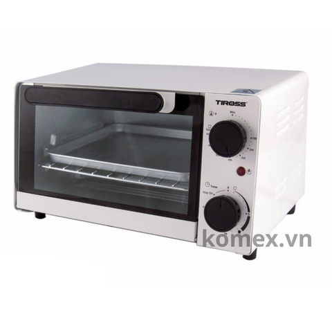 Lò nướng điện halogen Tiross TS9601 (9 lít), Công suất 1200W, Nướng nhanh, Hẹn giờ thông minh