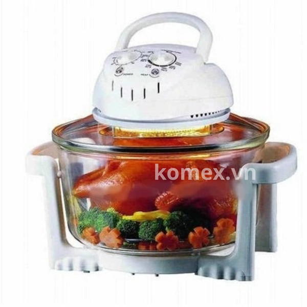 Lò nướng thủy tinh Halogen Tiross TS967, Dung tích 12L