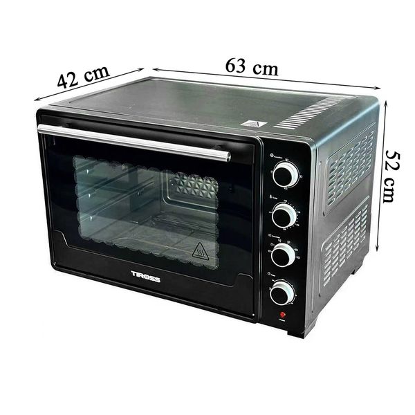 Lò nướng đối lưu Tiross TS9611 75 Lít, Công suất 2200W