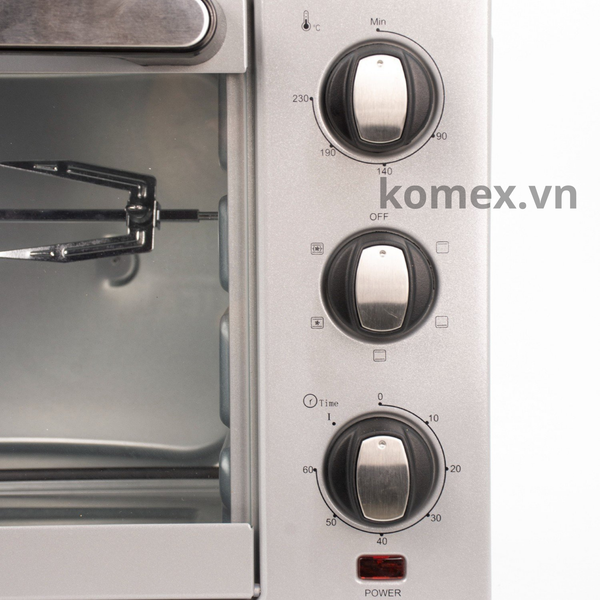 Lò Nướng Tiross TS9607 28L, Nướng Đối Lưu, Công suất 1500W