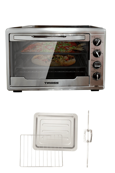 Lò Nướng Thùng Tiross TS9610 Dung tích 55 Lít, Máy nướng Đa Năng Có Hẹn Giờ