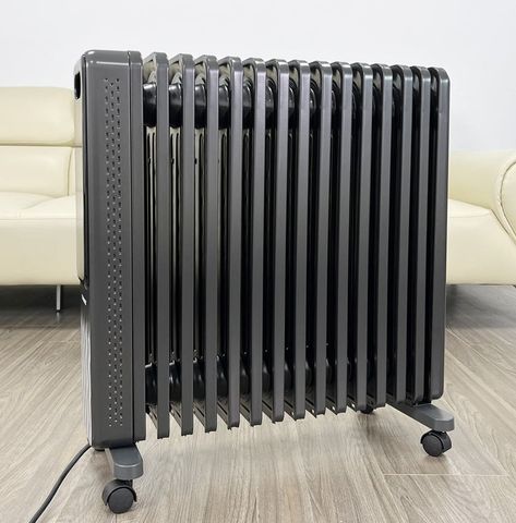 Máy sưởi dầu Điều khiển từ xa 15 thanh TIROSS TS9222, 30m2, Công suất 2800W