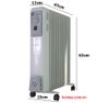 Lò sưởi dầu Tiross 11 thanh TS9217, công suất 2200W, 20m2