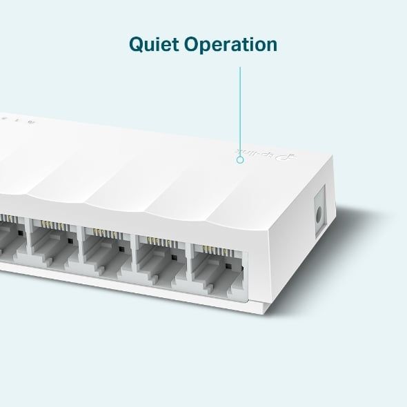 Switch chia mạng TP-Link LS1008 8 Cổng 10/100Mbps LiteWave, Giảm điện năng khi cổng không hoạt động