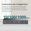 Switch Gigabit 16 Cổng TP-Link LS1016G – Vỏ Kim Loại, Hỗ trợ Auto Negotiation tự động nhận tốc độ kết nối