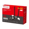 Card mạng PCIe Adapter Wi-Fi 6 Mercusys MA80XE AX3000 Bluetooth 5.3 Hai Ăng-ten