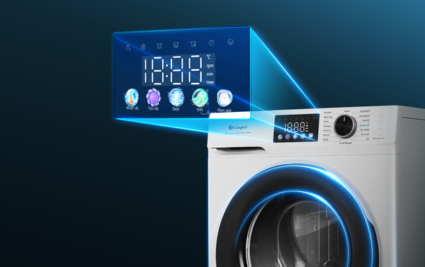 Máy giặt cửa ngang Casper WF-D8VWR1 8kg StainWash đánh bật các vết bẩn nặng