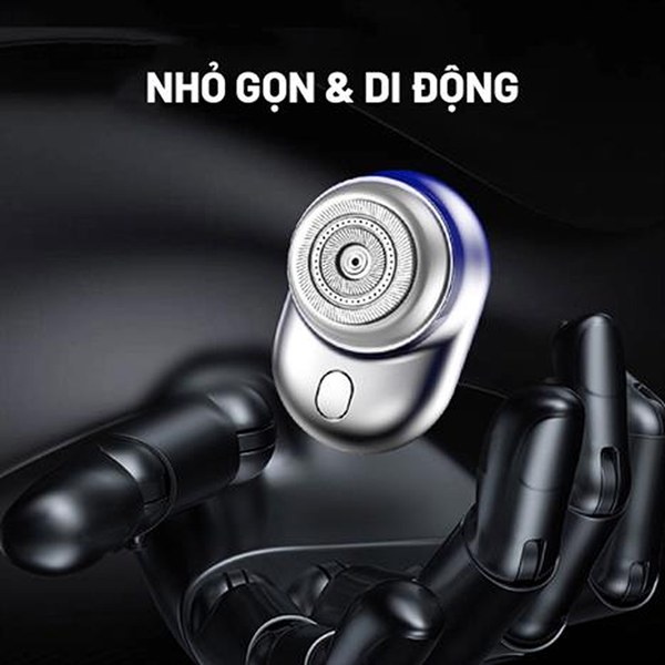 Máy cạo râu điện Hyundai PHT-045-BK cạo khô & ướt tiện lợi