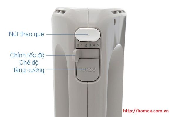 Máy đánh trứng cầm tay Philips HR3705, công suất 300W