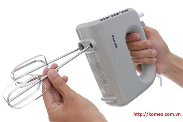 Máy đánh trứng cầm tay Philips HR3705, công suất 300W