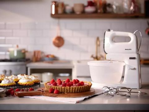 Máy đánh trứng để bàn hoặc cầm tay Philips HR3745/00