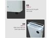 Máy Hút Ẩm FujiHome DH25W-HEPA-NEW 25L/ngày – Lọc Không Khí HEPA H13, Ionizer, WiFi