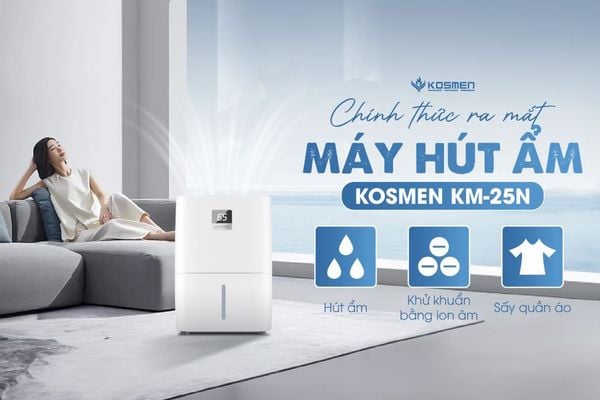 Máy Hút Ẩm Kosmen KM-25N – Giải Pháp Chống Nồm Hiệu Quả