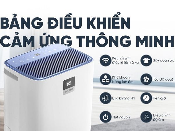 Máy hút ẩm lọc không khí Kosmen KM-30N – Giải pháp chống ẩm mốc cao cấp