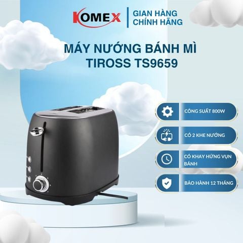 Máy nướng bánh mì sandwich TS9659 7 cấp độ làm nóng, 2 ngăn đa năng
